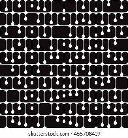 Drops on grid. Abstract background pattern.