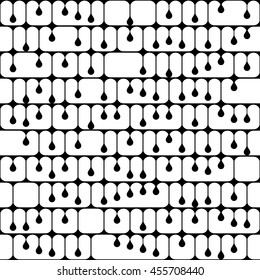 Drops on grid. Abstract background pattern.