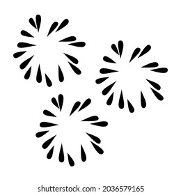 drops on a white background