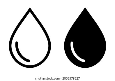 drops on a white background