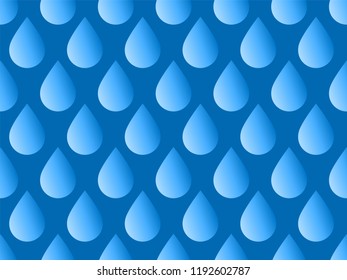 Drops Pattern. Endless Background. Seamless