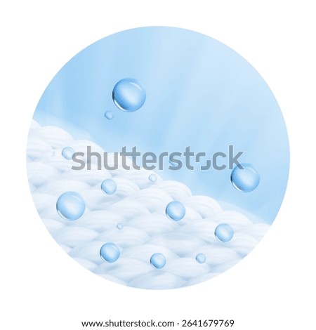 Drops removes dirty on cloth. Easy to use for design laundry products. Vector illustration isolated on white background. Can be use for your design, advertising, promo and etc. EPS10.
