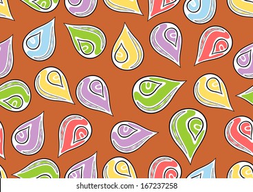 Drops seamless background