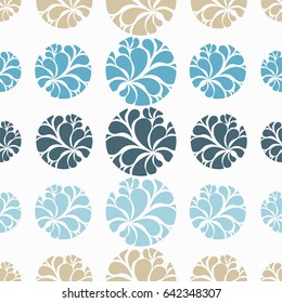 Drops seamless pattern. Vector illustration.
