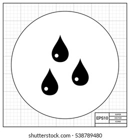 Drops simple icon