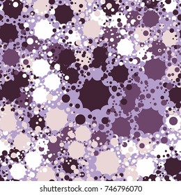 Drops and splashes on the stained paint surface.
Seamless texture. Funny camouflage. For 3D graphics, textiles, wallpapers and other design.
