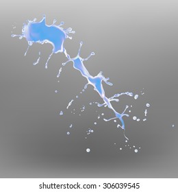 Drops splashes vector