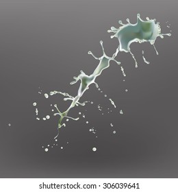 Drops splashes vector