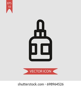 Drops vector icon, illustration symbol
