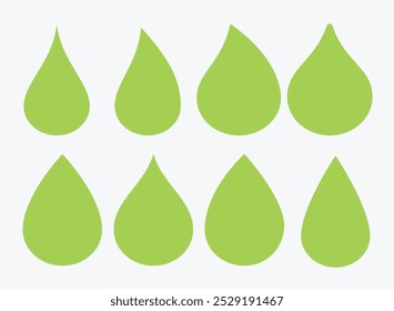 símbolo de sinal de ícone de vetor drop. ilustração gráfica isolada