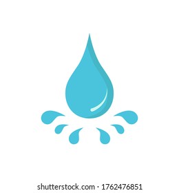 diseño de ilustraciones de vectores de iconos de agua