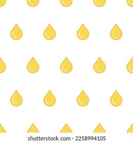 Drops of water or oil. Vector simple seamless pattern