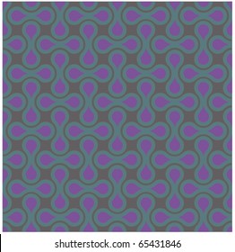 Drop-shaped vector pattern.