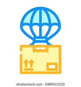 dropshipping color icon vector. dropshipping sign. isolated symbol illustration