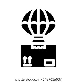 icono de glifo de dropshipping Vector. signo de dropshipping. ilustración de símbolo aislado