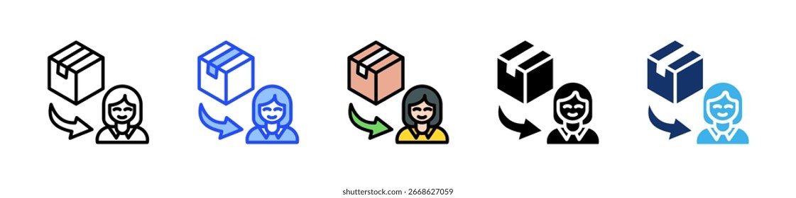 Dropshipping Icon Collection With Multiple Styles
