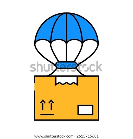 dropshipping line icon vector. dropshipping sign. isolated symbol illustration
