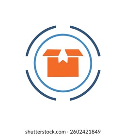 Dropshipping Vector Icon for E-commerce Business