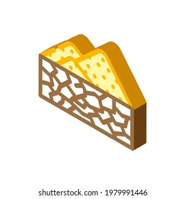 drought disaster isometric icon vector. drought disaster sign. isolated symbol illustration
