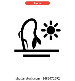 drought icon isolated sign symbol vector illustration - high quality black style vector icons
