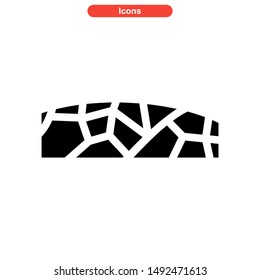 drought icon isolated sign symbol vector illustration - high quality black style vector icons
