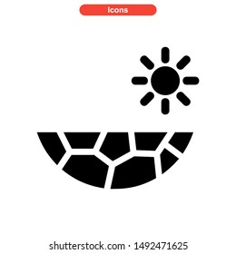 drought icon isolated sign symbol vector illustration - high quality black style vector icons
