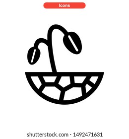 drought icon isolated sign symbol vector illustration - high quality black style vector icons
