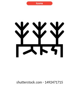 drought icon isolated sign symbol vector illustration - high quality black style vector icons
