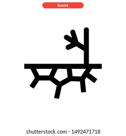drought icon isolated sign symbol vector illustration - high quality black style vector icons
