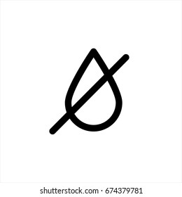 Drought icon in trendy flat style isolated on background. Drought icon page symbol for your web site design Drought icon logo, app, UI. Drought iconVector illustration, EPS10.