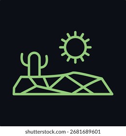 Drought trendy perfect design useful creative vector Illustration art colorful background.eps