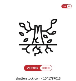 Drought vector icon