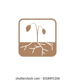 Drought vector icon. Vector image isolated on white background