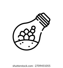 Ilustración vectorial resistente a la sequía de plantas suculentas, ideal para diseños de desierto, jardín y decoración