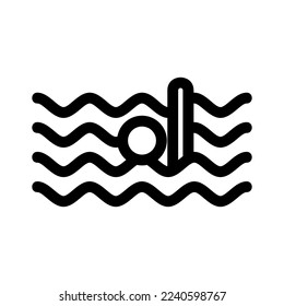 drown icon or logo isolated sign symbol vector illustration - high quality black style vector icons
