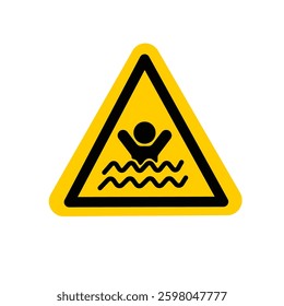 drowning child concept. vector illustration