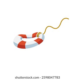 drowning child concept. vector illustration