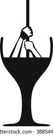 drowning in a glass