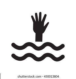 Drowning Icon Vector