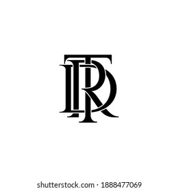 Drt Letter Original Monogram Logo Design Stock Vector (Royalty ネット卸売り DRT ルアー用品