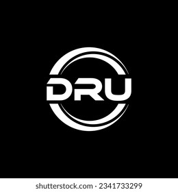 DRU Logo Design, Inspiration for a Unique Identity. Modern Elegance and Creative Design. Watermark Your Success with the Striking this Logo.