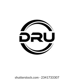 DRU Logo Design, Inspiration for a Unique Identity. Modern Elegance and Creative Design. Watermark Your Success with the Striking this Logo.