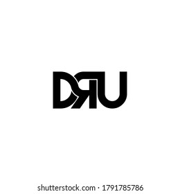 dru original monogram logo design