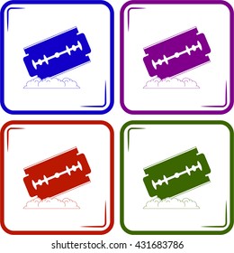 drug blade vector icon