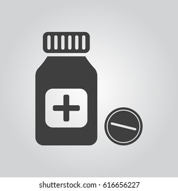 drug bottle icon