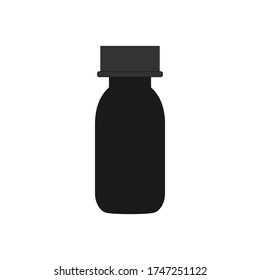 Icono de la botella de medicamento. ilustración vectorial 