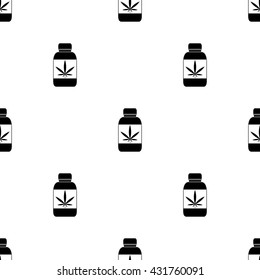 Drug bottle vector icon for web and mobile