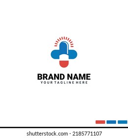 Drug Dangers Logos vector simple