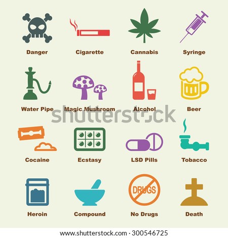 drug elements, vector infographic icons