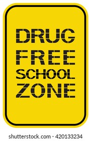 Drug free school zone.
Graphical representation of a specific thematic nature in the accompanying text.